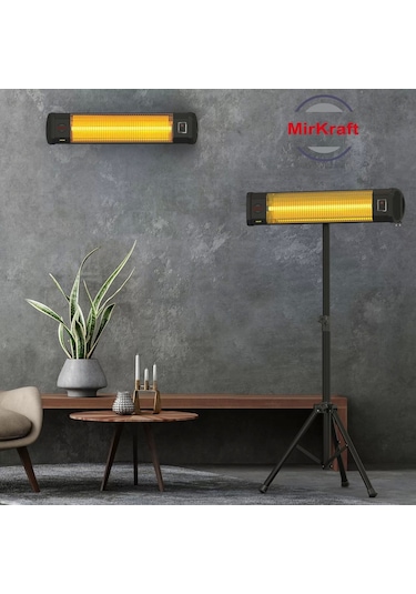 MirKraft Grade 2500 W Ayaklı Karbon Infrared Isıtıcı