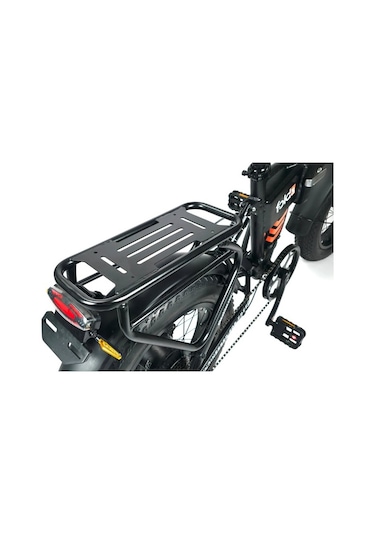 Alba Fold 3 Elektrikli Bisiklet 48w 15 Ah 480wh Büyük Batarya Kalın Lastik Gaz Kollu, 500watt Siyah