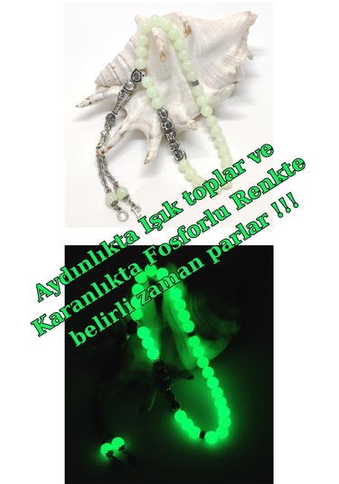 Tesbihsakarya Kedi Gözü - Fosforlu - Kişiye Özel - Isimli - Isme Özel Tesbih