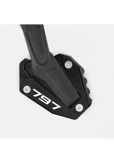 Xuweiwei Monster 797 2017 2018 Motorcycle Kickstand Pad Anti Sink Stabilizer Black Outdoor Parking