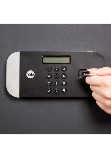 Yale   Maksimum Güvenlik Sertifikalı Parmak Izli Kasa Ysfm 250 Eg1