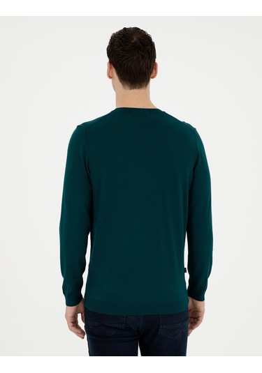 Pierre Cardin Erkek Yeşil Kazak /triko 50270054-vr054 Yeşil