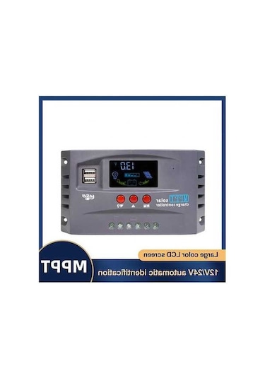 Maoyaya Mppt 12v24v Otomatik Çoklu Güneş Denetleyici-100a, Yüksek Verimli