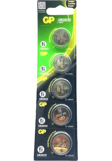 Gp Lıthıum Cr-2032-2cpu5 Para Pili 3v 5li Kart 5570