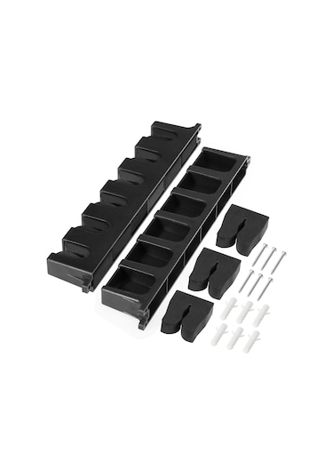 6 İnce Olta İçin Duvara Monte Olta Rafı Depolama Rafı Tutucu