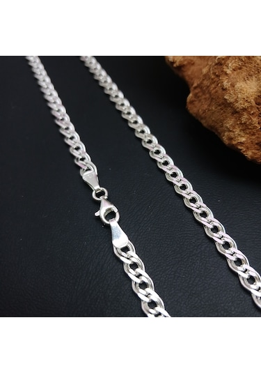 925 Ayar Gümüş Nonna Model Zincir Kolye 5 Mm