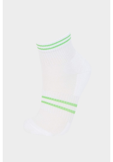 DeFacto Kız Çocuk 5'li Pamuklu Patik Çorap E6063A8NSKR1