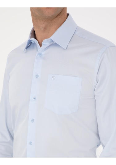 Pierre Cardin Erkek Açık Mavi Gömlek Basic 50313177-vr003 Açık Mavi