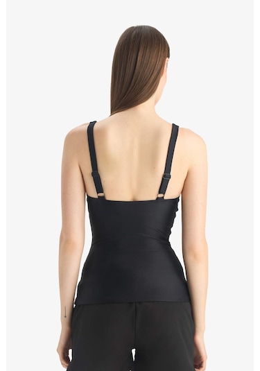 DeFacto Regular Fit Askılı Tankini-Fall in Love E3292AX25SMBK81