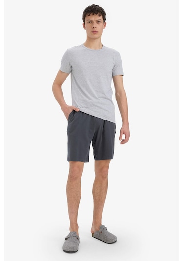 DeFacto Slim Fit Dar Kesim Bisiklet Yaka Üst L4885AZ25SPGR210 DeFacto Slim Fit Dar Kesim Bisiklet Yaka Üst L4885AZ25SPGR210