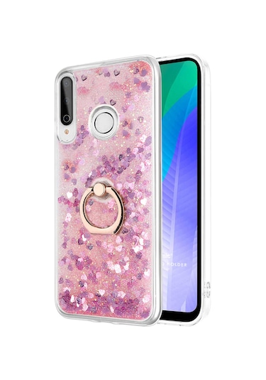Microsonic Huawei Y6P Kılıf Glitter Liquid Holder