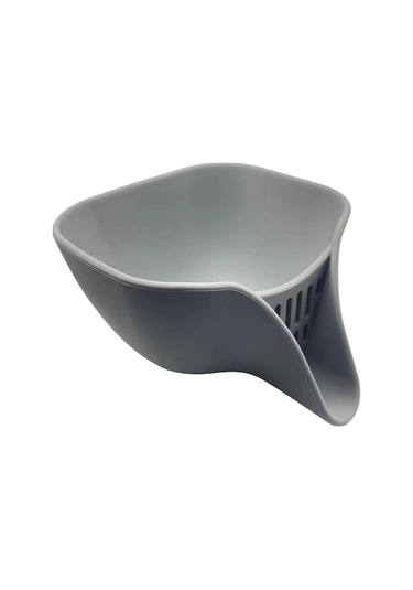 Lmetjma Süzgeç Sepeti Süzgeç Silikon Lavabo Süzgeçli Dökümlü 2.4 Qt Kevgir Kase Makarna Salata Süzgeci Jt266 Gri Gri