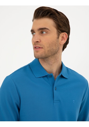 Pierre Cardin Erkek İndigo Sweatshirt 50294438-vr028 İndigo