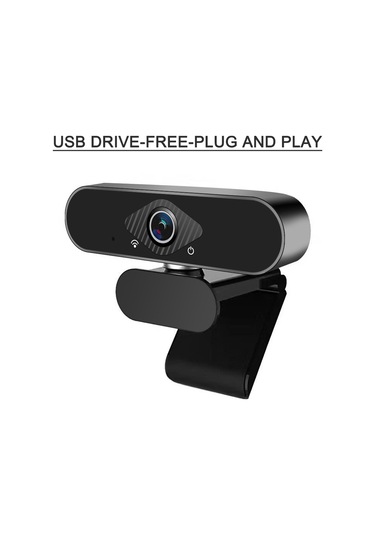 Ranyeek 1080p Full Hd Usb Webcam, Mikrofonlu Dijital Kamera - Video Konferans, Online Dersler İçin Masaüstü Ve Dizüstü Bilgisayarlara Uyumlu