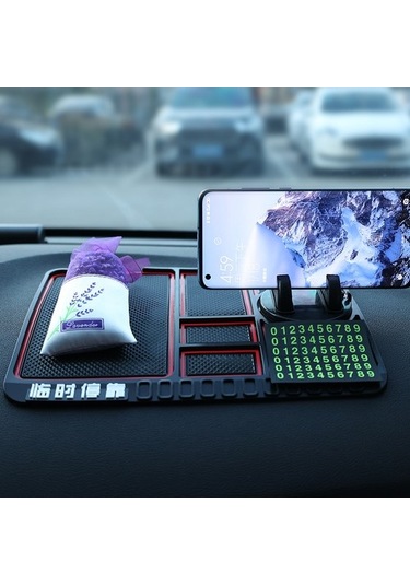 Joyhub Otomatik Tutucu Kaymaz Yapışkan Anti Slayt Dash Telefon Montajı Siyah Yok Havalandırma Ny5r21