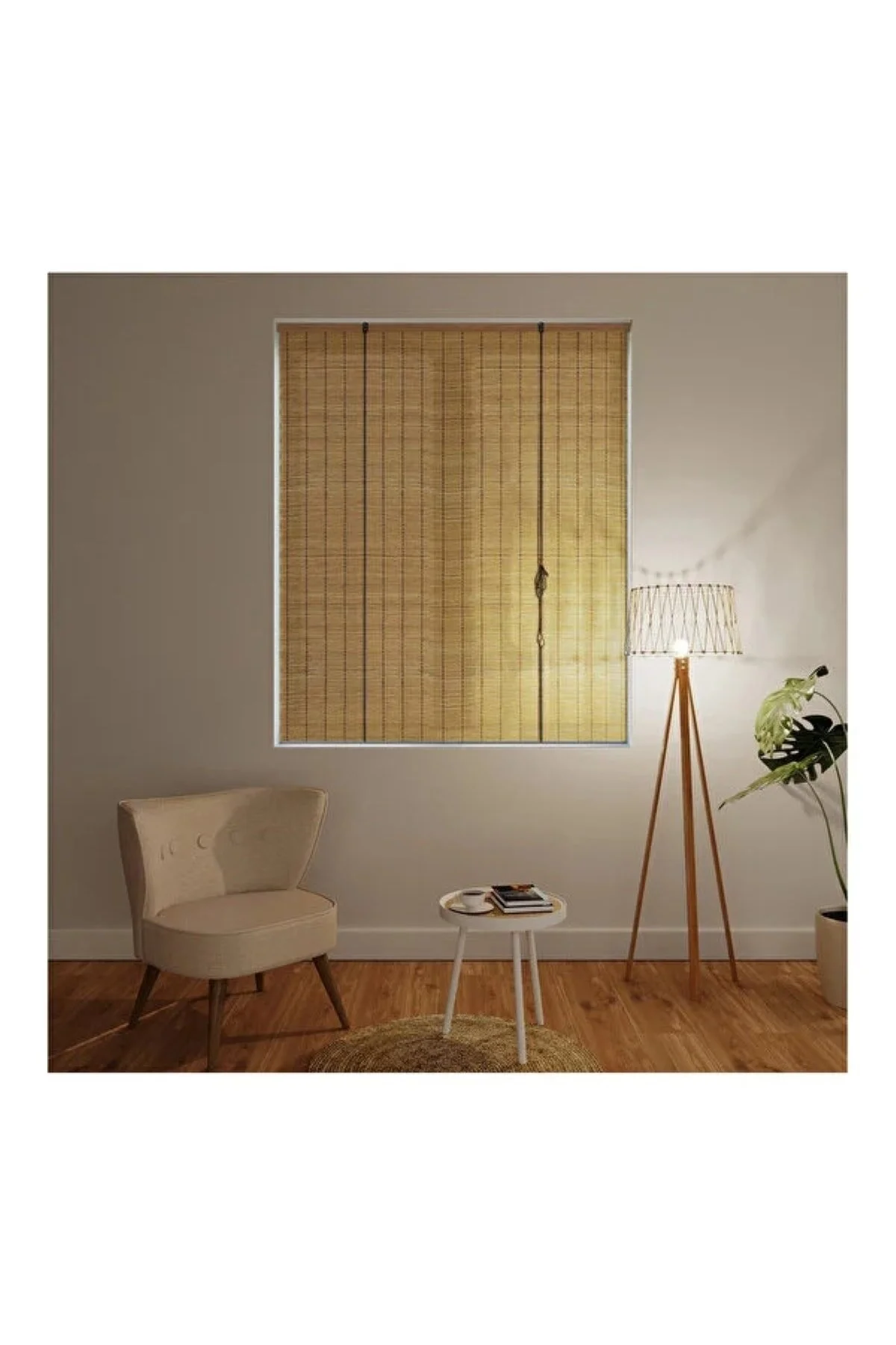 Ahşap Naturel Bambu Store Açık Kahverengi
