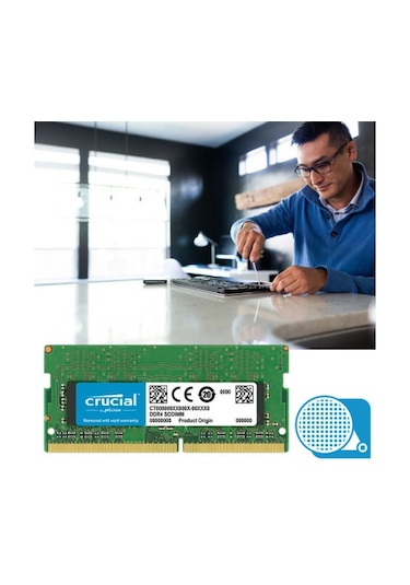 Crucial Basics CB16GS3200E 16 GB DDR4 3200 MHz CL19 Notebook Ram
