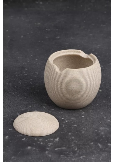 Denezo Kapaklı Pamuk Disk Ve Çubukları İçin Düzenleyici 250810650 Bej