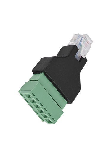 Lemestar Rj12 Erkek 6p6c'dan 6 Pin Vida Terminali Adaptörü - Dayanıklı Plastik, Güvenilir Bağlantı