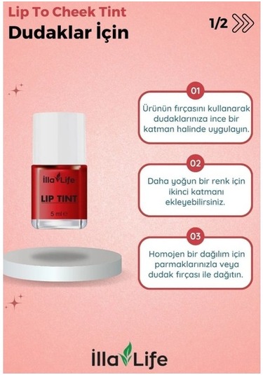 İlla Life Uzun Doğal Dudak Koruyucu Nemlendirici Su Bazlı Lip Balm