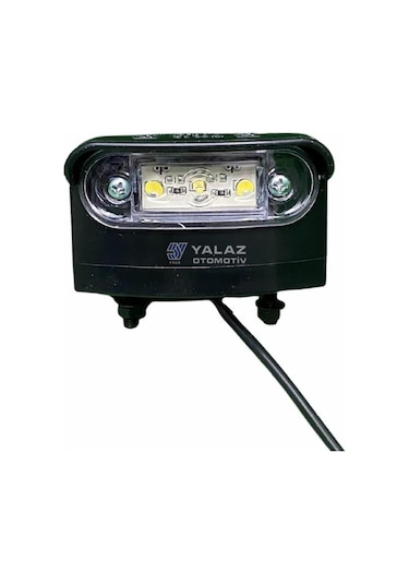 24v Plaka Lambası Ledli Tırsan Dorse Siyah