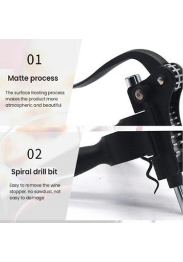 Şarap Tirbuşon Kalınlaşmış Şarap Açacağı Ev Şarap Açacağı Tirbuşon Yaratıcı Tavşan Başkanı Tirbuşon Açıcılar Altın