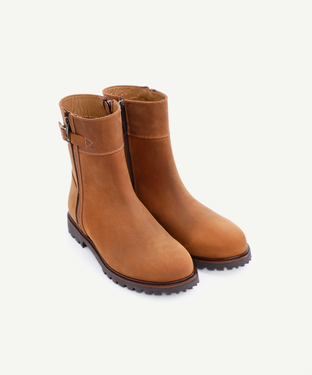 Yargıcı İnce Tabanlı Yumuşak Deri Bot 25kkay4009x 057 Taba