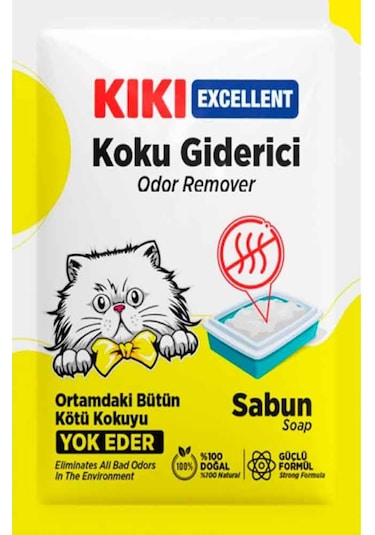 Kıkı Kedi Kumu Koku Giderici Toz Sabun 25 G