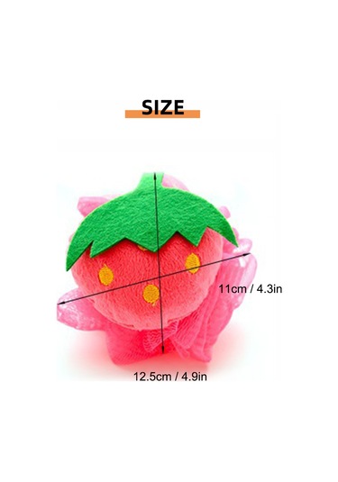 Teltree Yumuşak Meyve Desenli Duş Süngeri - Cilt Dostu Eksfoliasyon Ve Temizlik Diğer