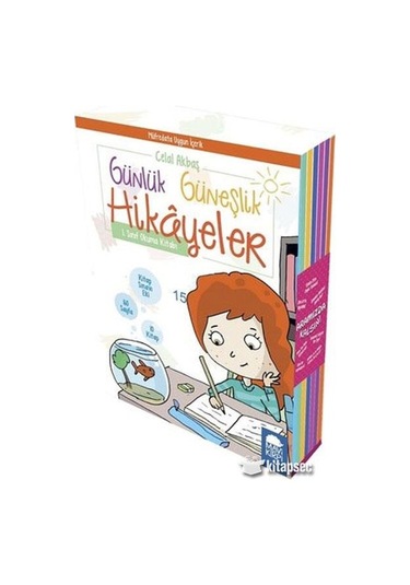 1.Sınıf Okuma Günlük Güneşlik Hikayeler 10 Kitap - Mavi Kirpi Y