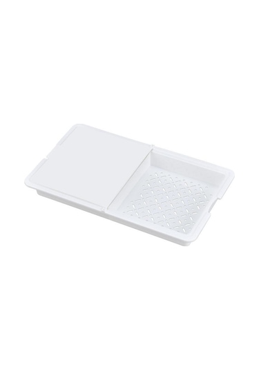 Beyaz Üçlü Meyve Plastik Kesme Tahtası Çok Fonksiyonlu Kesme Tahtası Mutfak Kesme Tahtası Mutfak Aracı