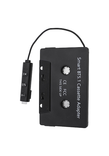 Reedark Arabalar Ve Kamyonlar İçin Bluetooth 5.1 Kaset Alıcısı - Kablosuz Müzik Akışı, Tüm Kaset Çalarlarla Uyumlu, Düşük Pil Hatırlatması