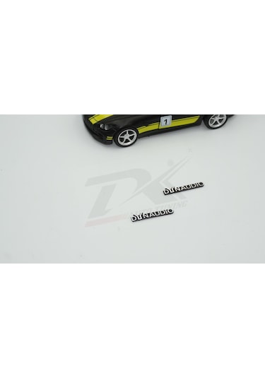 Dynaudio Logo Hoparlör Krom Metal 3M Logo Amblem 2 Li Set N11.4295