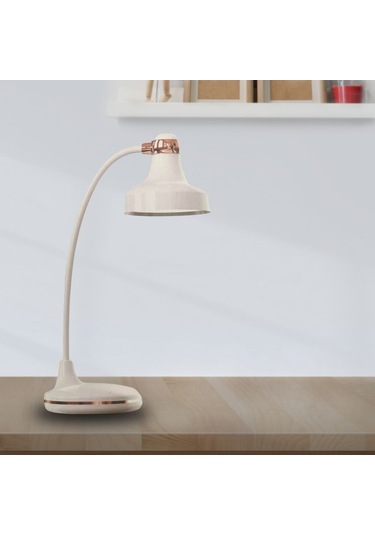 Buffer Dokunmatik 3 Farklı Led Işıklı Çalışma Masası Üstü Lamba -m11 Krem