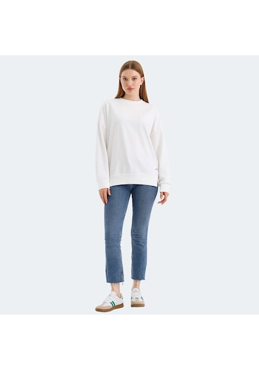 Slazenger VIRTUE Kadın  Beyaz Sweatshirt