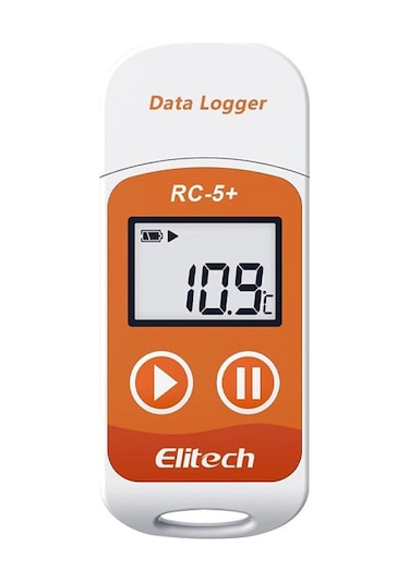 Elitech Plus Sıcaklık Kayıt Cihazı Datalogger Otomatik Pdf Rc-5+ Thr379