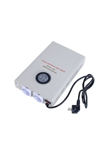 Powermaster Slım-1500 Otomatik 1500 Watt Kombi Voltaj Regülatörü