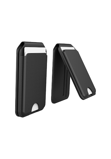 Xenon Smart için Magsafe ile Uyumlu Akıllı Deri Cüzdan Güçlü Mıknatıslı Manyetik Kartlık X6608