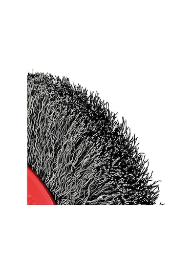 Hawk Ha10177 Saçaklı Dairesel Tel Fırça Gri Telli 150x25 Mm