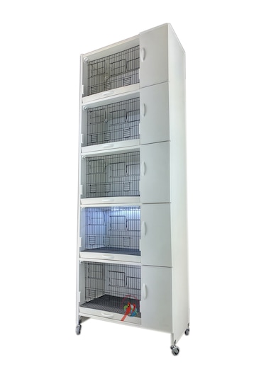 İstanbul Kafes Model 5Y Pvc Kuş Dolabı