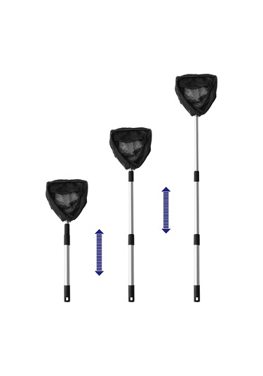 Ranyeek Alüminyum Allüvyum Top Toplayıcı, 3 Bölüm Genişletilebilir, 59-110 Cm, Siyah, Hızlı Top Toplama, Enerji Ve Zaman Tasarrufu