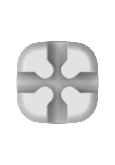 Orico Masaüstü Silikon Kablo Klipsi Düzenleyici Organizer Gri