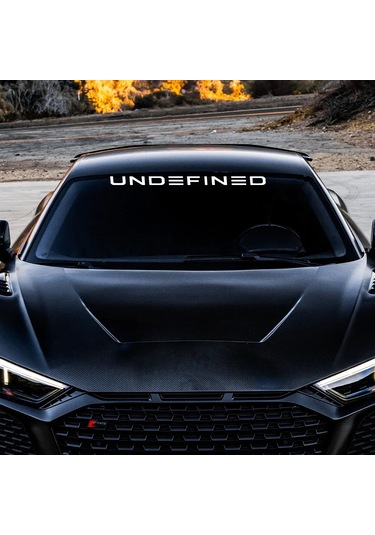 Dört Boyutlu Tanımlanmamış Araba Çıkartma Stil Gövde Penceresi Ön Cam Tampon Matt Silver 45.7x4.6cm 1 Piece Set