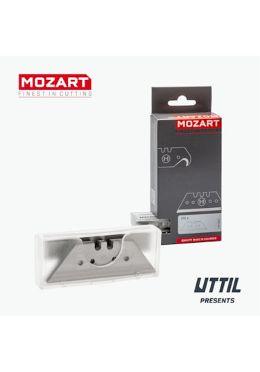 Mozart Blades 160.065 Yarım Ay Konkav Bıçak 10'lu Yedek