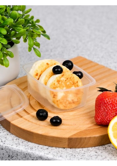 Upakovsik+ Tek Kullanımlık Kapaklı Kap 200 Ml, 10'lu Paket 396824119 100 adet