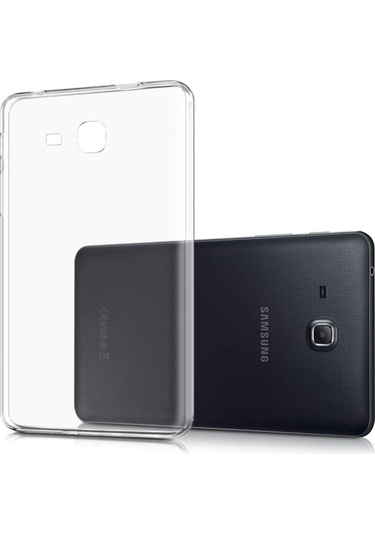 Samsung Uyumlu Galaxy Tab A T280 7" Kılıf Şeffaf Silikon Arka Kapak