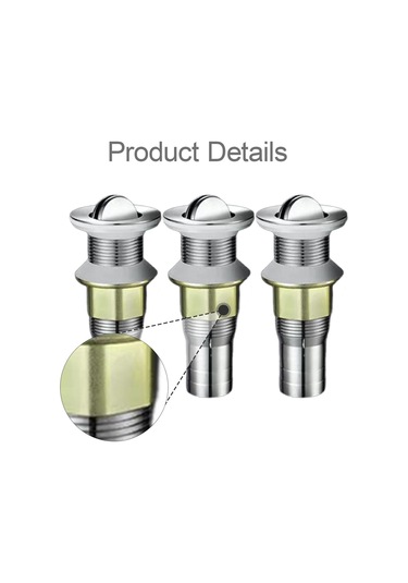 Suntek 3 Parça Lavabo Gider Tıkacı Silikon Conta Sağlam Stil D