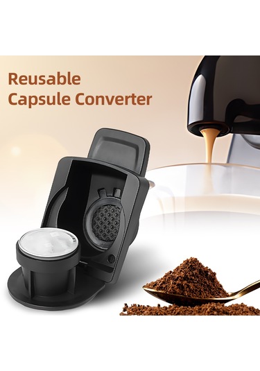 Espresso Için Yeniden Kullanılabilir Kahve Kapsülleri A Siyah Diğer