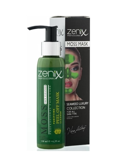 Zenix Soyulan Yüz Maskesi Pompalı Yeşil 130 ML