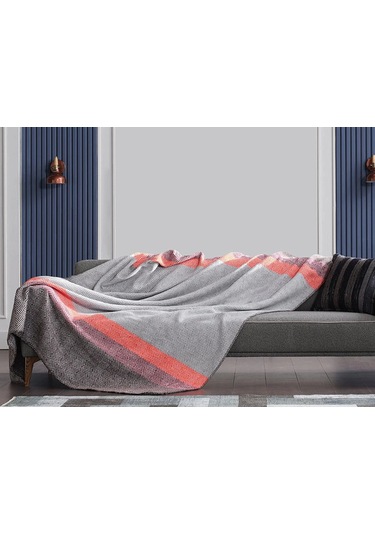 Doqu Nida Battaniye Çift Kişilik Nar Çiçeği Diğer